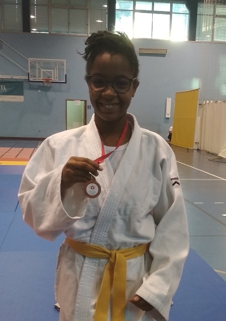 Luísa Malundo medalha de bronze em Judo