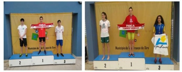 Pedro Pinto e Ema Conceição são Campeões Regionais de Natação