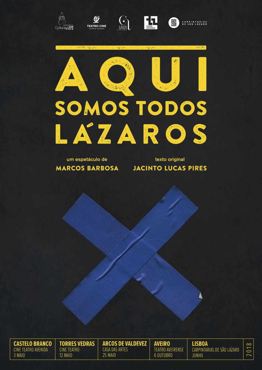 "Aqui Somos Todos Lázaros" - no Teatro-Cine Torres Vedras