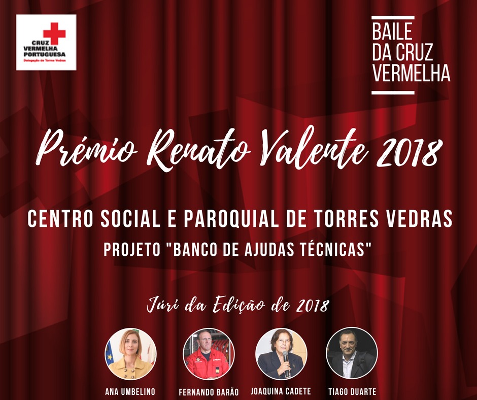 Centro Social e Paroquial de Torres Vedras vencedor do prémio Renato Valente 2018