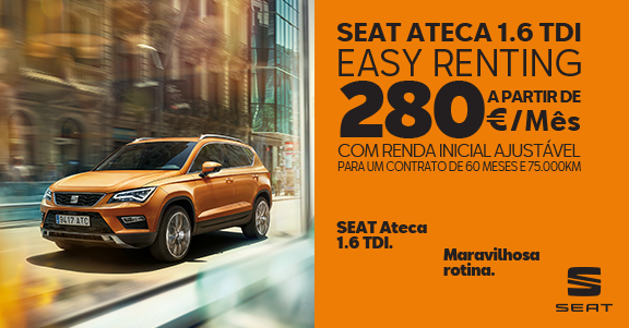 Campanha Easy Renting SEAT Ateca 1.6 TDI