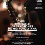 Salão Nobre dos Bombeiros recebe Ensemble de Saxofones Metropolitana