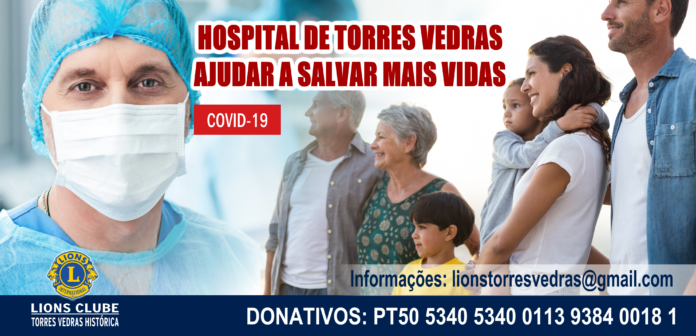 Lions Clube Torres Vedras lança campanha para ajudar a Unidade hospitalar da cidade